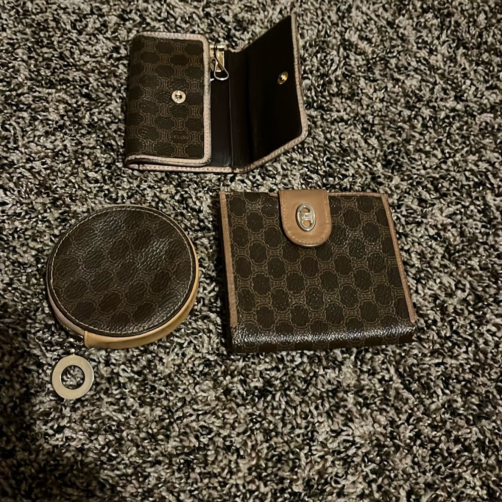 Needs some love been used, Celine Macadam coins purse, key holder and Wallet